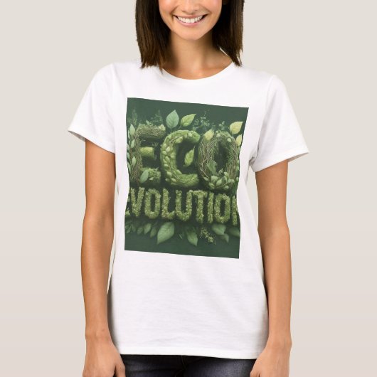 eco-evolutie t-shirt (Voorkant)
