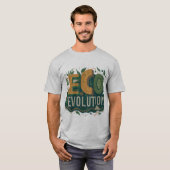 Eco-evolutie T-shirt (Voorkant volledig)