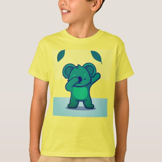 Eco-Friendly Adventure attend le T-shirt Jouet Ver (Devant)