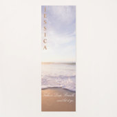 Eco Friendly Beach Custom Yoga Mat (Voorkant)