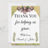 Eco Friendly Botanical Green, Merci (Devant)