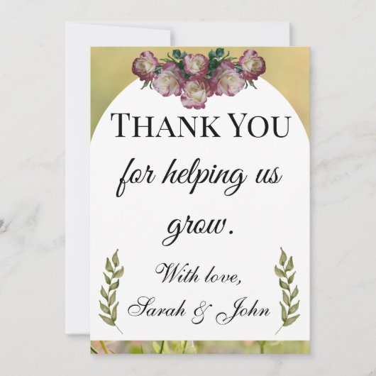 Eco Friendly Botanical Green, Merci (Devant)