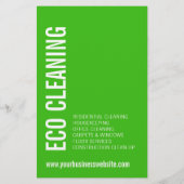 Eco Friendly Cleaning Services Flyer (Achterkant)