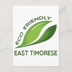 Eco Friendly East Timorese. Briefkaart