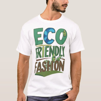 Eco-Friendly Fashion – Colorful Sustainable Style  T-shirt