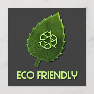 Eco Friendly Invitation Kaart