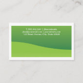 Eco Friendly Leaves Logo Visitekaartje (Achterkant)