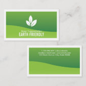 Eco Friendly Leaves Logo Visitekaartje (Voorkant / Achterkant)