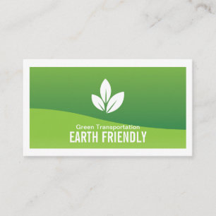 Eco Friendly Leaves Logo Visitekaartje