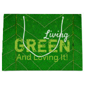 Eco Friendly Living Green Groot Cadeauzakje (Voorkant)