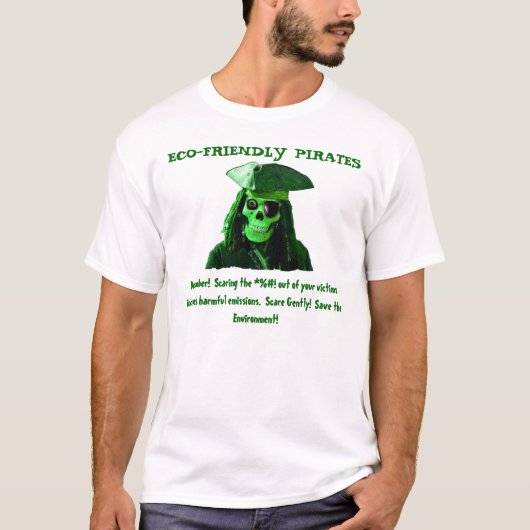 Eco-Friendly Pirates T-shirt (Voorkant)