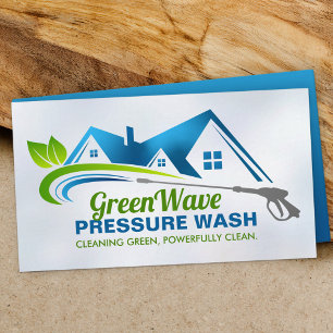 Eco Friendly Pressure Wash-services Visitekaartje