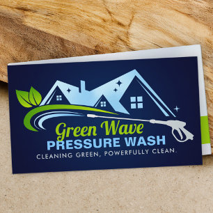Eco Friendly Pressure Wash-services Visitekaartje