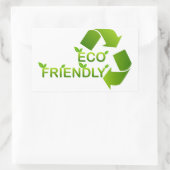 Eco Friendly Rechthoekige Sticker (Tas)