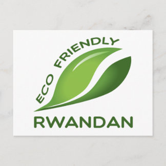 Eco Friendly Rwandan. Briefkaart