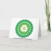 Eco Friendly Sticker Kaart (Achterkant)