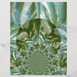 Eco Green Camo Kaleidoscope Art Print Design