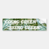 Eco Green Camo Kaleidoscope Art Print Design Bumpersticker (Voorkant)