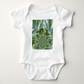 Eco Green Camo Kaleidoscope Art Print Design Romper (Voorkant)