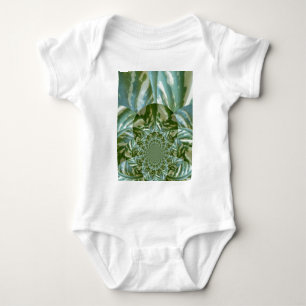 Eco Green Camo Kaleidoscope Art Print Design Romper