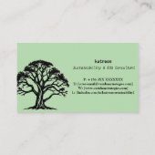 Eco-Growth Business Card Visitekaartje (Achterkant)
