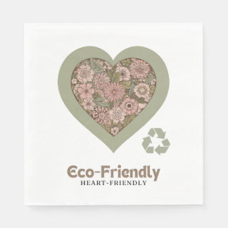 Eco & hartvriendelijke liefde servet