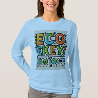"Eco is Key", ontworpen voor vrouwen T-shirt