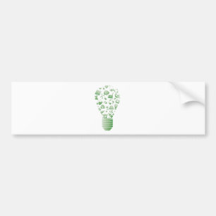 eco-lamp bumpersticker