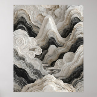 Eco-minimalist Wall Art  Poster