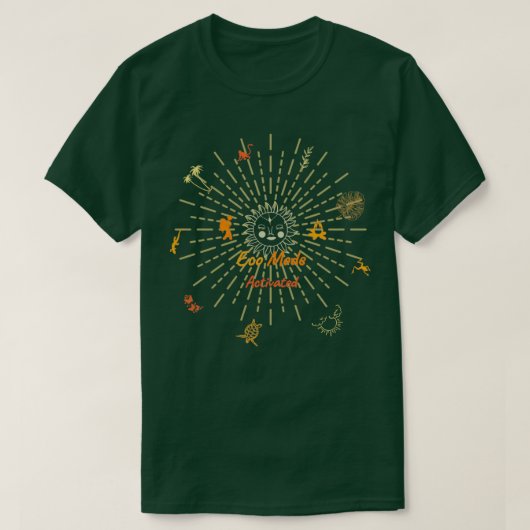 Eco-modus geactiveerd t-shirt (Design voorkant)