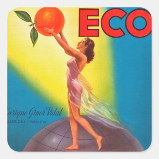  Eco Oranje Etiket (Voorkant)