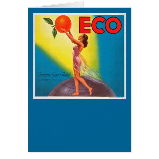  Eco Oranje Etiket (Voorkant)