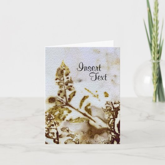 Eco Print Kaart (Voorkant)