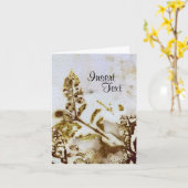 Eco Print Kaart (Gele Bloem)