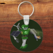 Eco Robot met Robin Sleutelhanger (Voorkant)