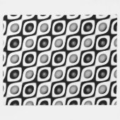 Eco Sphere 8k Seamless Pattern Blanket Fleece Deken (Voorkant (Horizontaal))