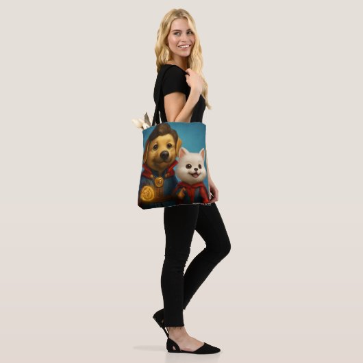 Eco tas, herbruikbare tas, stof tas, duurzaam f draagtas (Op model)