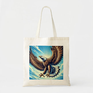 Eco-tas van afbeeldingen sterke adelaars vliegen i tote bag
