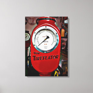 Eco Tireflator-luchtmeter Canvas Afdruk