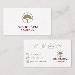 Eco-Toerisme Bedrijfskaart Visitekaartje