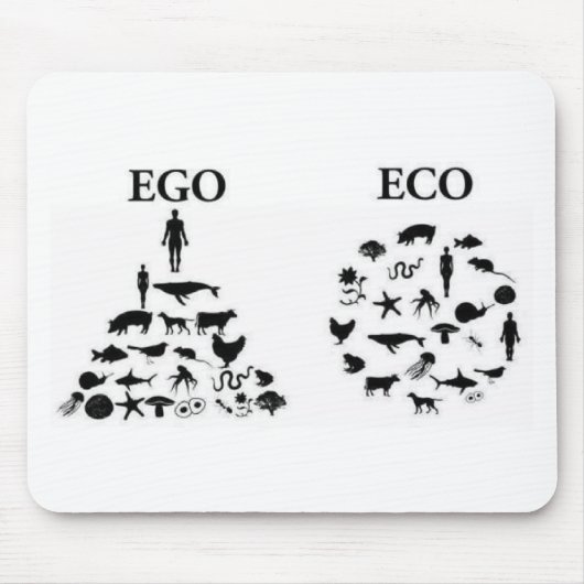 Eco versus Ego Muismat (Voorkant)