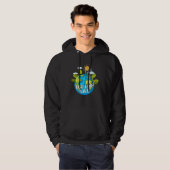 Eco Voor Levenslange Milieuvriendelijke Groene Aar Hoodie (Voorkant volledig)