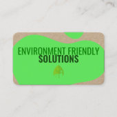 Eco-vriendelijk Visitekaartje met QR-code (Voorkant)