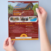 Eco-vriendelijke Business Flyer voor het verkopen (Hand)