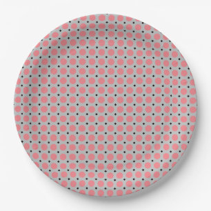Eco-vriendelijke Circle Print Papier Borden Papieren Bordje