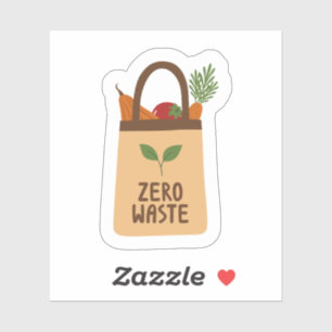 Eco-vriendelijke custom-cut vinyl Sticker zero was