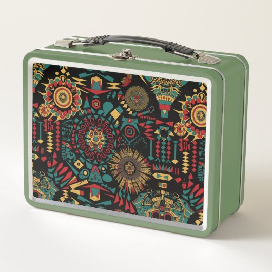 Eco-vriendelijke groene "Heritage-Inspired Pattern (Voorkant)