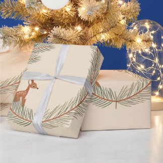 Eco-vriendelijke kerstcadeau wrap cadeaupapier