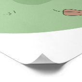 Eco-vriendelijke Kinder schoonmaak camping Recycli Poster (Hoek)