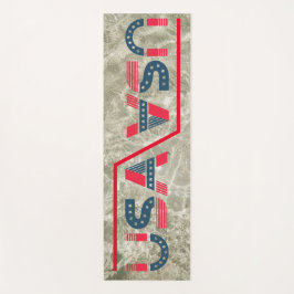 Eco Vriendschappelijke Stijlvolle Naam van de Ontw Yogamat